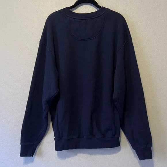 7 Days Active Monday Navy Blue Sweatshirt - Picture 5 of 7